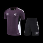 2025-2026 Manchester United Short Sleeve Training Set Replica - Purple
