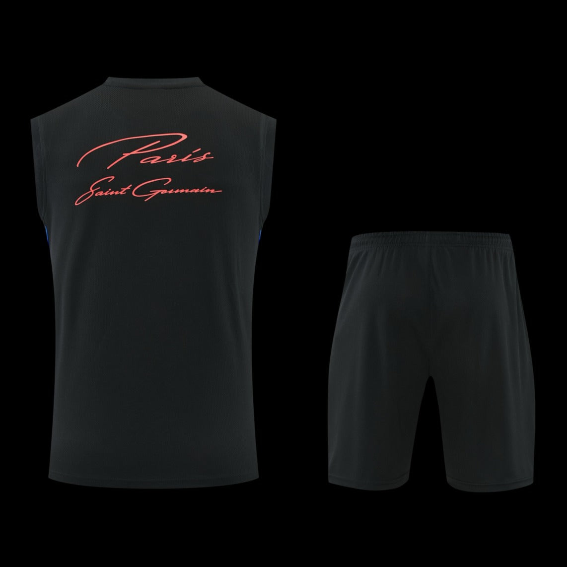 2026-2027 PSG Sleeveless Training Set Replica - Black & Red