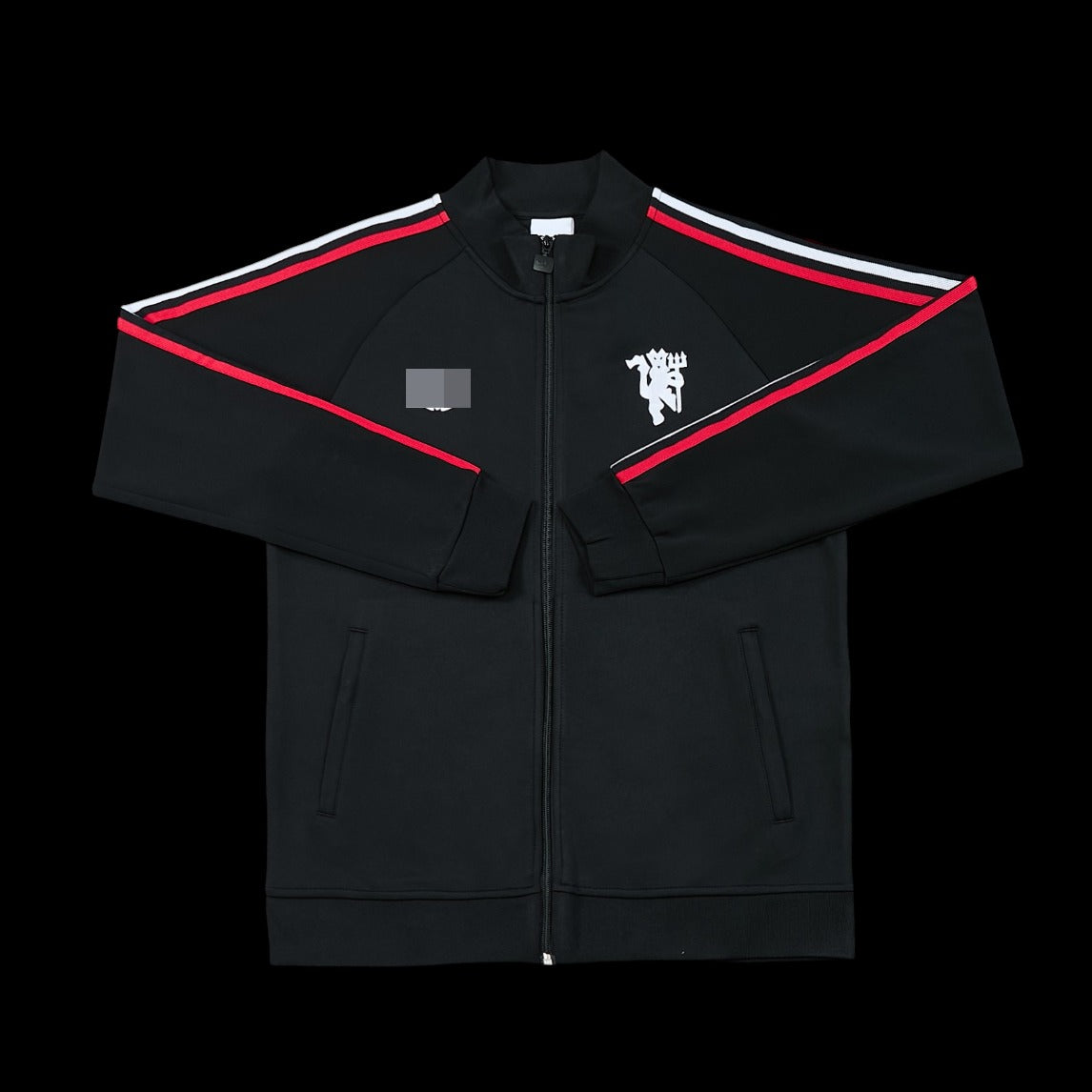 2026-2027 Manchester United Zip-Up Jacket Replica - Black