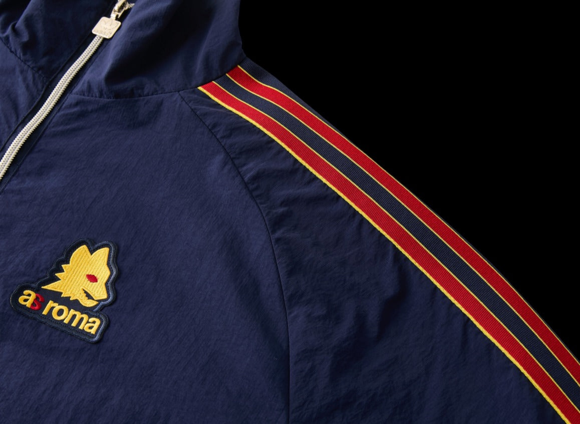 2026-2027 AS Roma Half-Zip Windbreaker - Navy