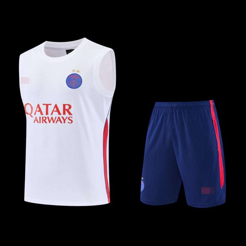 2026-2027 PSG Sleeveless Training Set Replica - White