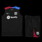 2024-2025 Barcelona Sleeveless Training Set Replica - Black