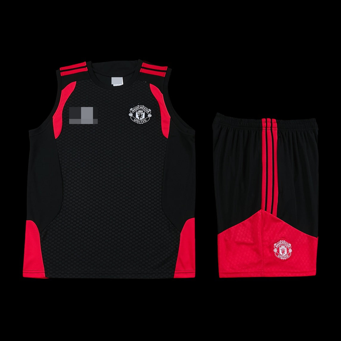 2026-2027 Manchester United Sleeveless Training Set Replica - Black