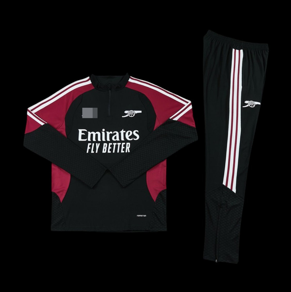 2026-2027 Arsenal Drill Top Training Set Replica - Black