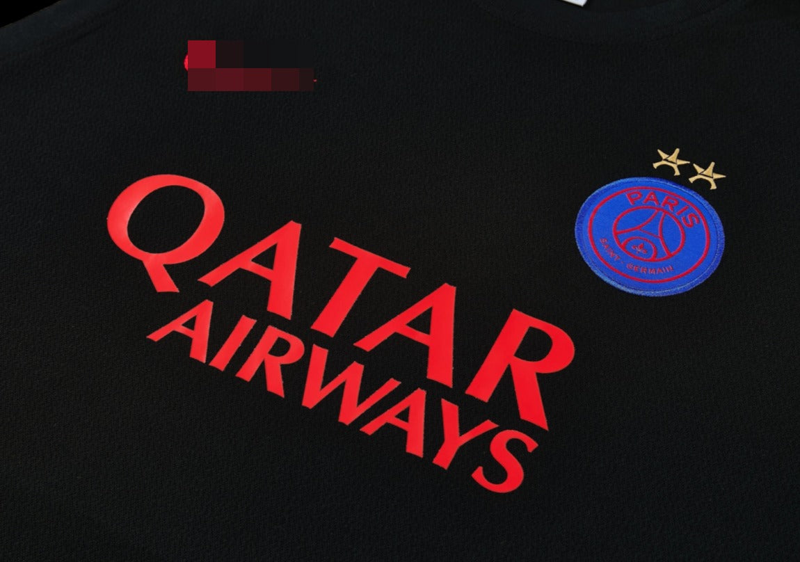 2026-2027 PSG Sleeveless Training Set Replica - Black & Red