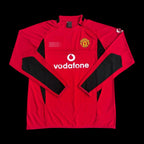 2002-2003 Manchester United Training Drill Top - Red