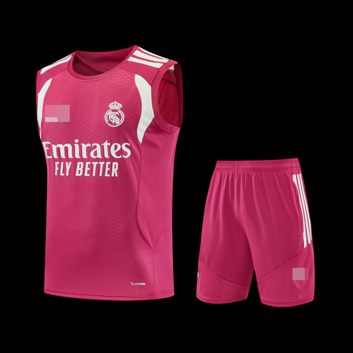 2026-2027 Real Madrid Sleeveless Training Set Replica - Pink