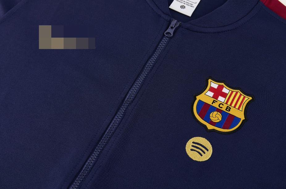 2026-2027 Barcelona Zip-Up Jacket Replica - Navy