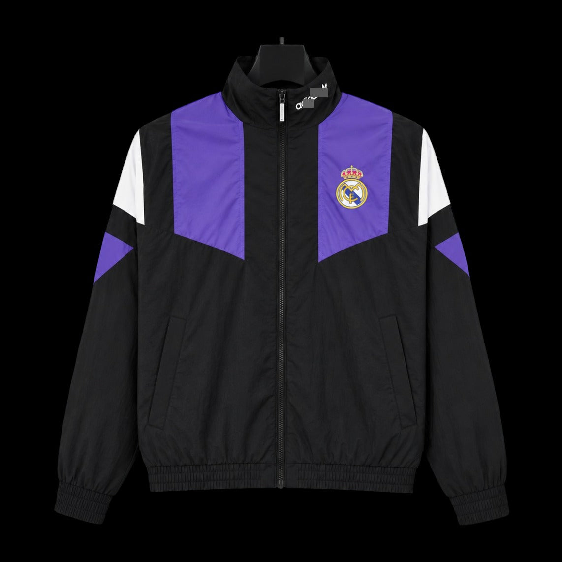 2026-2027 Real Madrid EQT Windbreaker Jacket - Black