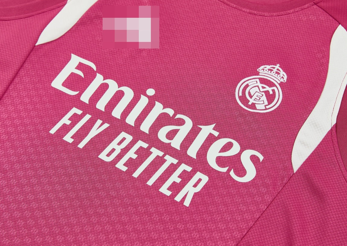 2026-2027 Real Madrid Sleeveless Training Set Replica - Pink