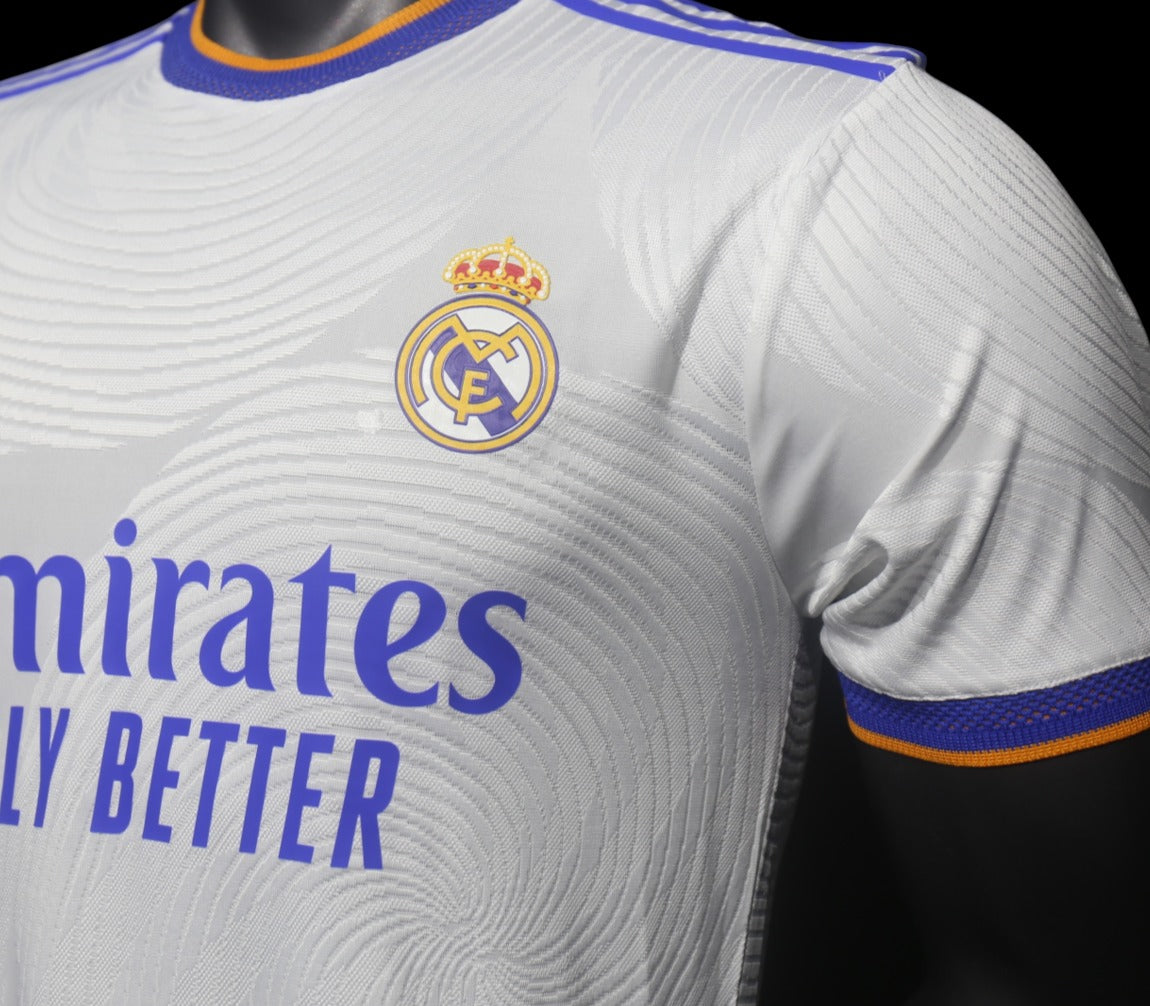 2021-2022 Real Madrid Home Authentic Jersey