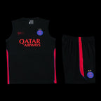 2026-2027 PSG Sleeveless Training Set Replica - Black & Red