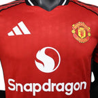 2025-2026 Manchester United Home Kit Player Version