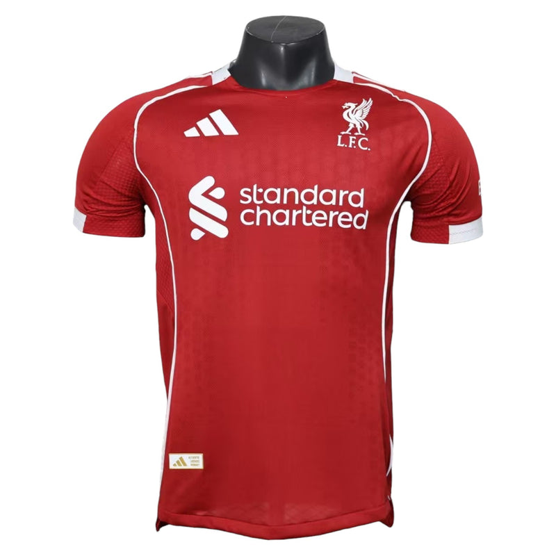 2025-2026 Liverpool Home Kit Player Version