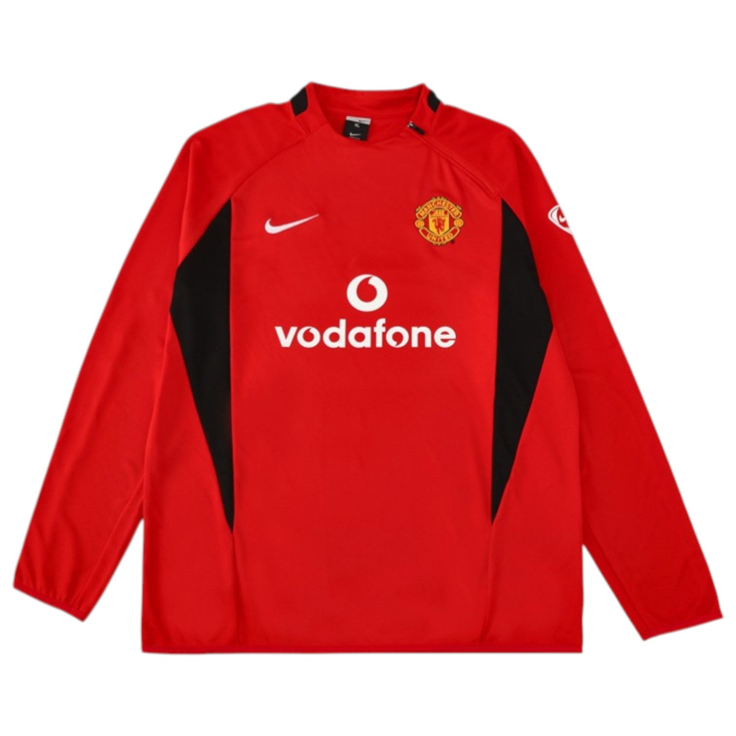 2002-2003 Manchester United Dril Top Red