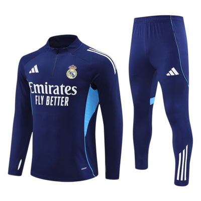 2025-2026 Real Madrid Dril Top Set Blue