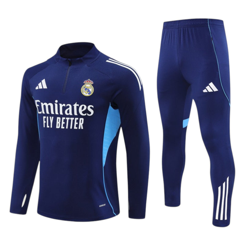 2025-2026 Real Madrid Dril Top Set Blue